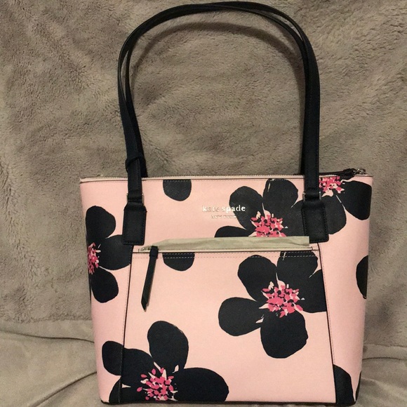 Kate spade cameron grand commited flora pocket tote